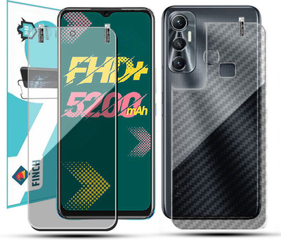 FINCH Front and Back Screen Guard for Infinix Hot 11(Pack of 2)