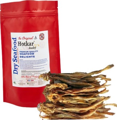 hotkar Pure Dry Salted Nutritious Bombay duck Fish(Bombil) Clean 450 g(Pack of 1)