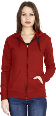 Fleximaa Full Sleeve Solid Women Sweatshirt