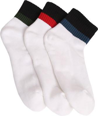 LOUIS STITCH socks for Men Color Block Ankle Length(Pack of 3)
