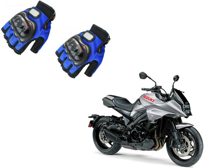 KOZDIKO Half Fingered Gloves Blue For Katana Riding Gloves(Blue)