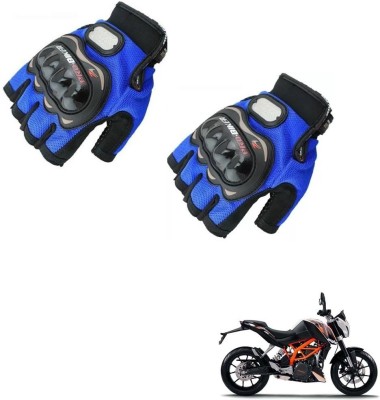 KOZDIKO Sports/Riding Half Fingered Gloves Blue For KTM Duke 390 Riding Gloves(Multicolor)