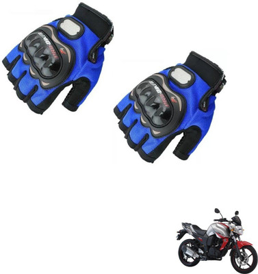 KOZDIKO Sports/Riding Half Fingered Gloves Blue For Yamaha FZ Riding Gloves(Multicolor)