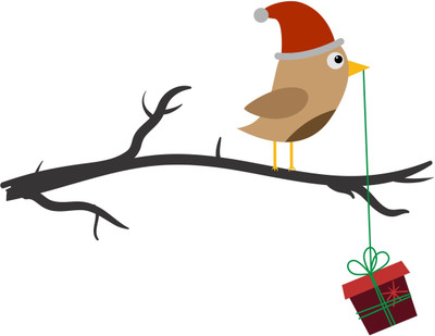 K2A Studio 85 cm bird on a tree branch Self Adhesive Sticker(Pack of 1)