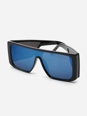 Fly Buy Over-sized Sunglasses(For Men & Women, Black)