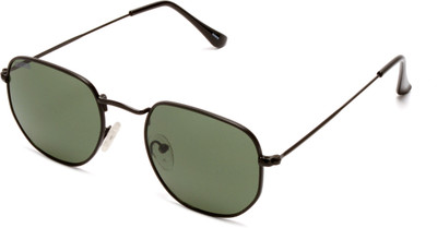 Roadies Oval Sunglasses(For Men & Women, Black)