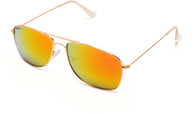 Roadies Rectangular Sunglasses(For Men & Women, Yellow)