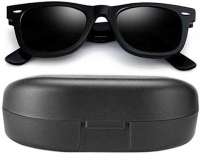 MIROYAL Wayfarer Sunglasses(For Boys & Girls, Black)