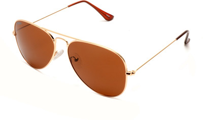 Roadies Aviator Sunglasses(For Men & Women, Brown)