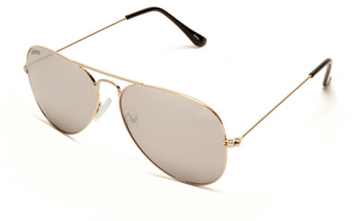 Roadies Aviator Sunglasses(For Men & Women, Silver)