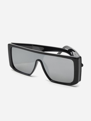 Fly Buy Over-sized Sunglasses(For Men & Women, Black)