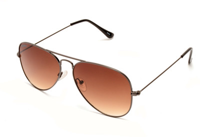 Roadies Aviator Sunglasses(For Men & Women, Brown)