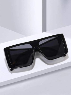 Fly Buy Over-sized Sunglasses(For Men & Women, Black)