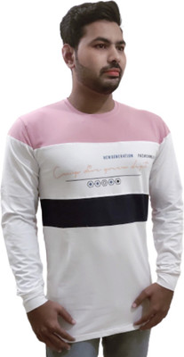 high density Solid Men Round Neck Reversible Multicolor T-Shirt