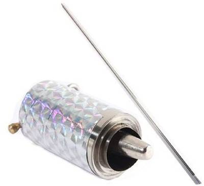 A SARKAR MAGIC SHOP SMOOTH APPEARING CANE MAGIC METAL (EASY FOLDING) / EXTENDABLE MAGIC STICK (SILVER) / APPEARING MAGIC WAND 1 Magic Tricks