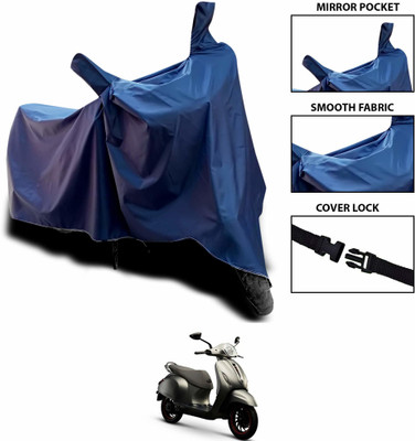 KEDIT Two Wheeler Cover for Bajaj(Chetak, Blue)