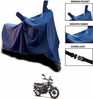 KEDIT Two Wheeler Cover for Bajaj(CT110, Blue)