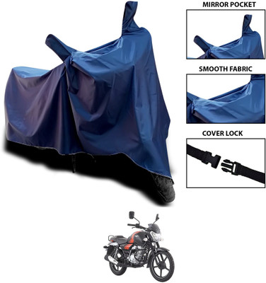 KEDIT Two Wheeler Cover for Universal For Bike(Pulsar 125, Blue)