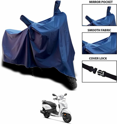KEDIT Two Wheeler Cover for Hero(Pleasure, Blue)