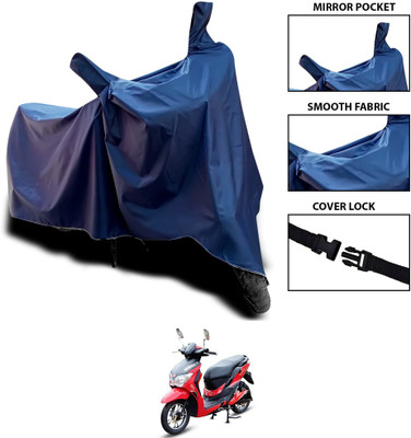 KEDIT Two Wheeler Cover for Hero(Dash, Blue)