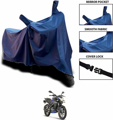 KEDIT Two Wheeler Cover for Bajaj(Pulsar NS 160, Blue)