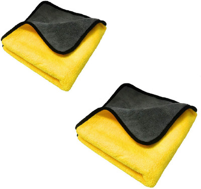 APSENTERPRISEe Microfiber Vehicle Washing  Cloth(Pack Of 2, 900 GSM)