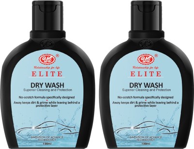 UE Elite Dry Wash - 100 ml (Pack of 2) Car Washing Liquid(200 ml)