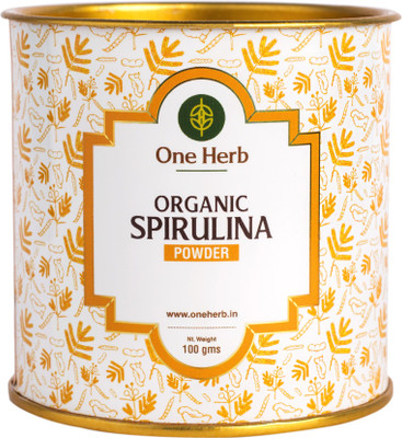 one herb Organic Spirulina Powder 100g, Helps Build Immunity(100 g)