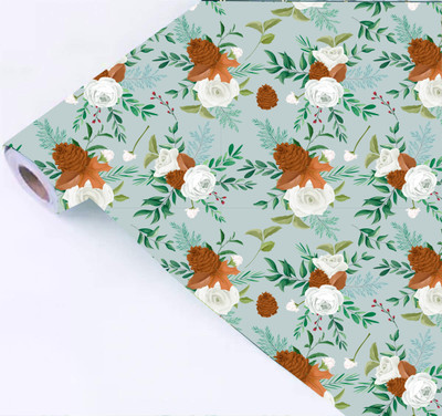 ASA PRINT SOLUTION Floral & Botanical Multicolor Wallpaper(228 cm x 40 cm)