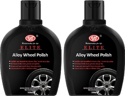 UE Alloy Wheel Polish - 100 ML (Pack of 2) 100 ml Wheel Tire Cleaner(Pack of 2)
