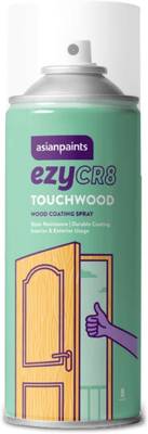 ASIAN PAINTS ezyCR8 Touchwood Wood Coating Spray, Gloss - 400ml Wood Varnish  (Lacquer 400 ml)