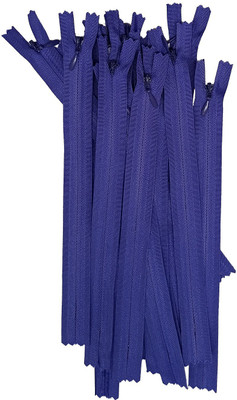 Jyoti Zipper - Concealed Size 3 (100 Zips of 8 Inches) (50740) Multicolor Plastic Open-ended Zipper