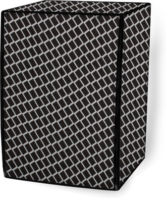 Stylista Front Loading Washing Machine  Cover(Width: 61 cm, Check Grey)