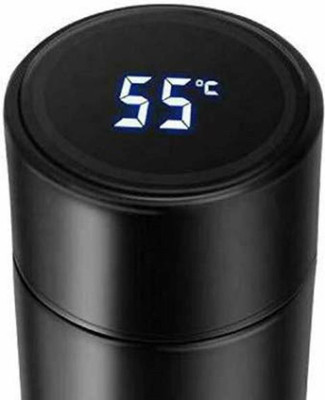 GREENPORT 500 ml Aluminium, Steel Bottle(Pack of 1, Black)