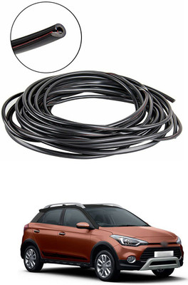 PECUNIA Rubber Car Door Guard(Black, Pack of 1, Hyundai, i20)