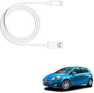 AuTO ADDiCT 12 W Turbo Car Charger(White, With USB Cable)