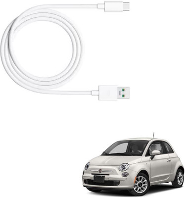 AuTO ADDiCT 12 W Turbo Car Charger(White, With USB Cable)