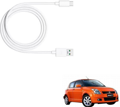 AuTO ADDiCT 12 W Turbo Car Charger(White, With USB Cable)