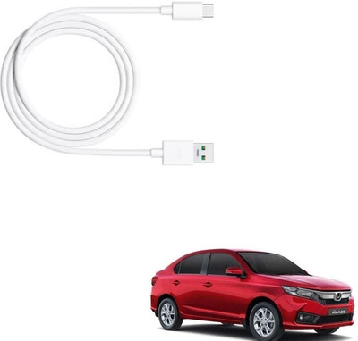 AuTO ADDiCT 12 W Turbo Car Charger(White, With USB Cable)