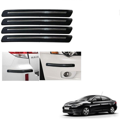 KOZDIKO Plastic Car Bumper Guard(Black, Pack of 4, Renault, Duster)