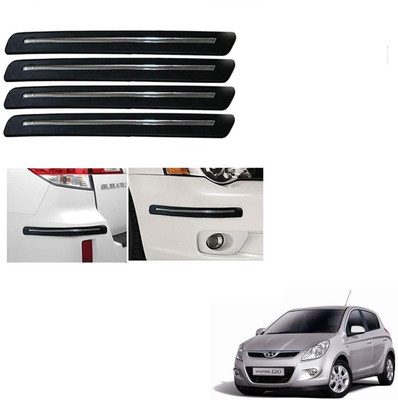 KOZDIKO Plastic Car Bumper Guard(Black, Pack of 4, Hyundai, NA)