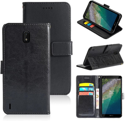 BOZTI Back Cover for Nokia C01 Plus(Black, Pack of: 1)