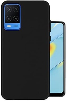 Caseline Back Cover for Oppo A54 4G(Black, Grip Case, Silicon, Pack of: 1)