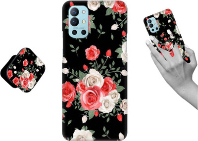 COBIERTAS Back Cover for Oneplus 9R(Multicolor, Cases with Holder, Pack of: 1)