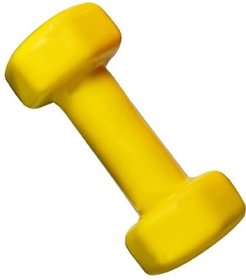 Forgesy Vinyl Dumbell - 1 kg Fixed Weight Dumbbell (1 kg) yellow Fixed Weight Dumbbell(1 kg)