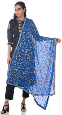 Traditions Bazaar Chiffon Floral Print Women Dupatta
