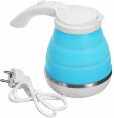 DN BROTHERS Foldable Electric Kettle Portable Silicone Foldable Kettle(Multi Color) Beverage Maker(0.6 L, Multicolor)