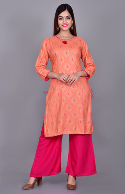 SUBH LAXMI Women Kurta Palazzo Set