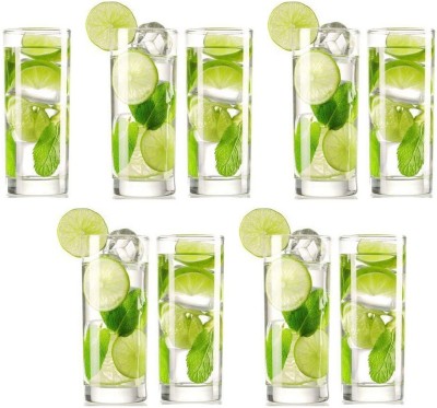 Somil (Pack of 9) Multipurpose Drinking Glass -B230 Glass Set Water/Juice Glass(300 ml, Glass, Clear)