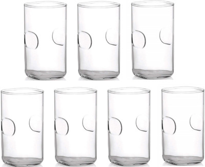AFAST (Pack of 7) E_thumbbig_7 Glass Set Water/Juice Glass(300 ml, Glass, Clear)